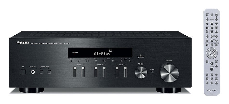 Yamaha R-N301BL Network Stereo Receiver, Black N2