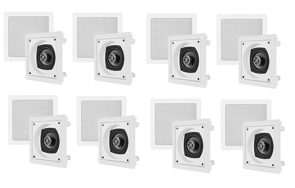 16 VM Audio Shaker 4-Inch in Ceiling/in Wall Theater Surround Speakers Contractor N4