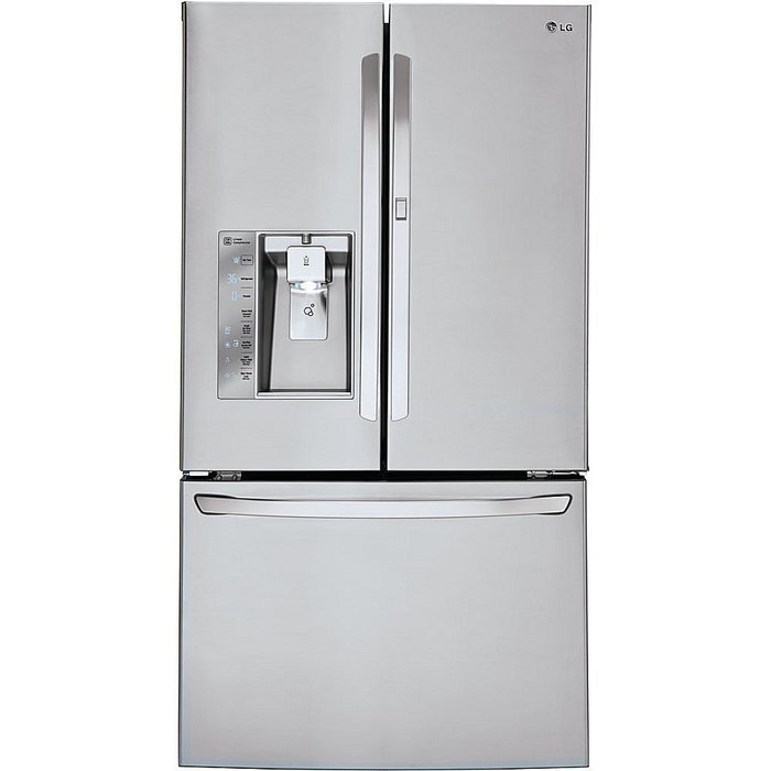 LG LFXS30766S 36" French Door Refrigerator with 30 Cu. Ft. Capacity in Stainless Steel