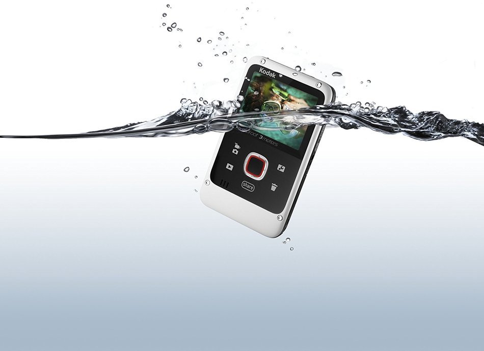 Kodak PlayFull Waterproof Video Camera (Black) [with 4GB SD card] (Discontinued by Manufacturer) N6