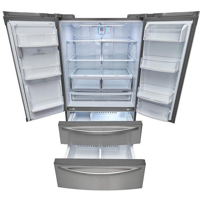 Kenmore 72495 26.7 cu. ft. 4-Door French Door Refrigerator w/Dual Freezer Drawers &ndash; Active Finish N6