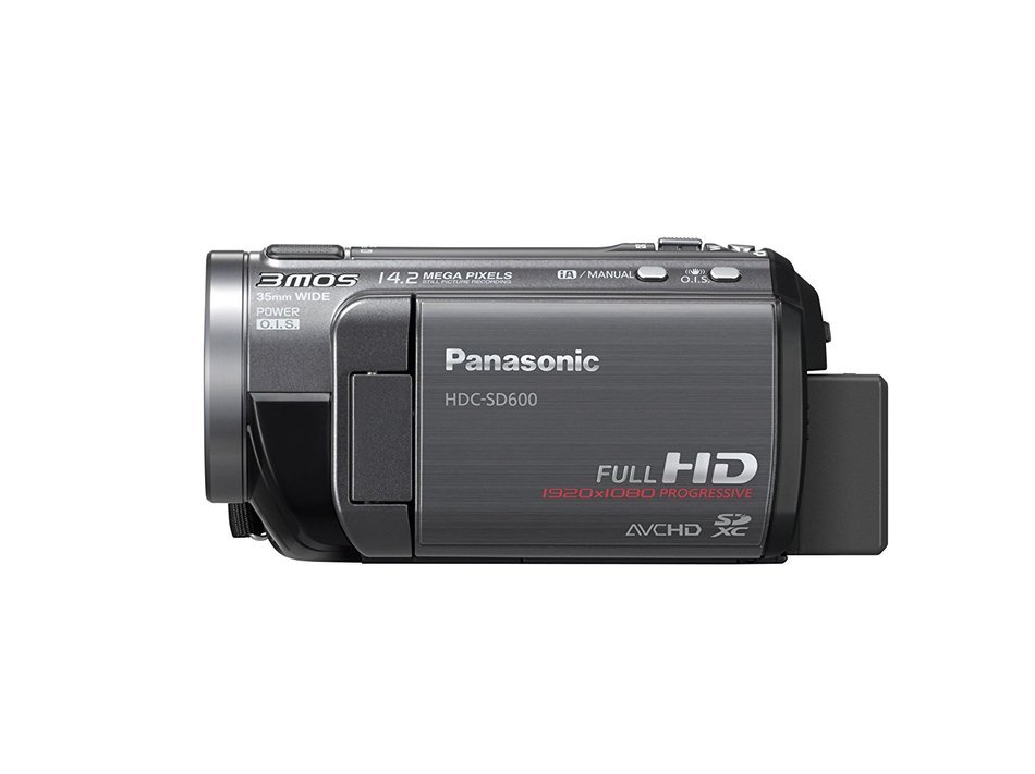 Panasonic HDC-SD600K 3MOS High-Def Camcorder with 35mm Wide-Angle Lens and 18x Intelligent Zoom (Black) (Discontinued... N2