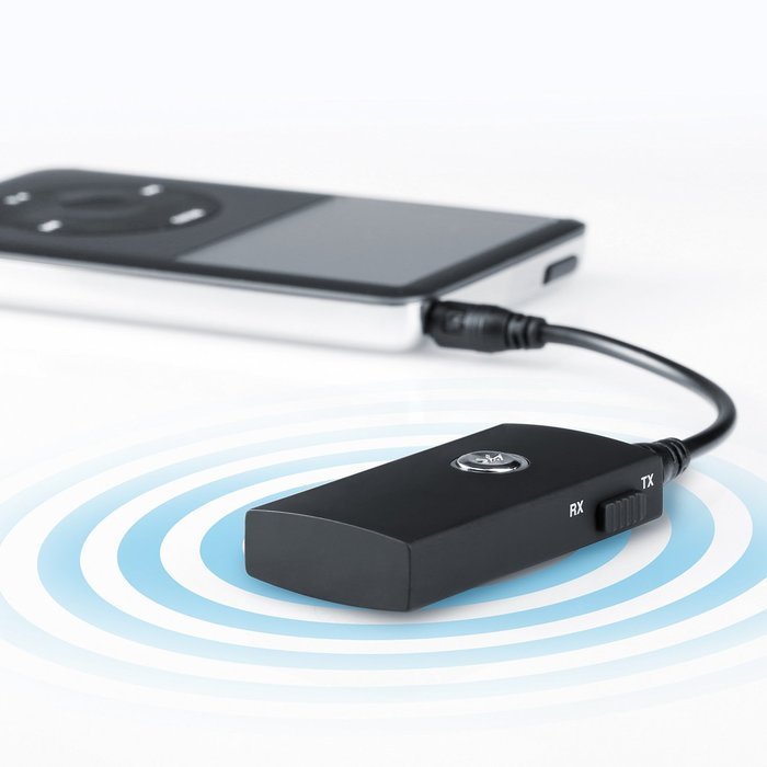 2-in-1 Bluetooth Transmitter and Receiver Adapter for Headphone, TV, PC, iPod, MP3 / MP4, Car Stereo and More...