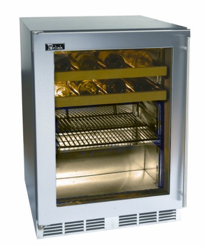 Perlick HA24BB-3-3L 24" ADA Compliant Series Beverage Center with 4.8 cu. ft. Capacity Stainless Steel Interior...