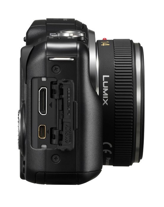 Panasonic Lumix DMC-GF3CK Kit 12.1 MP Digital Camera with 14mm Pancake Lens N4
