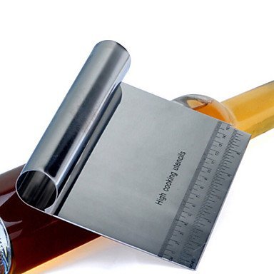 Y&XL&H Stainless Steel Smoother Edge Cake Scraper, Pizza Dough Scraper Cutter, Kitchen Flour Pastry Icecream Cake...