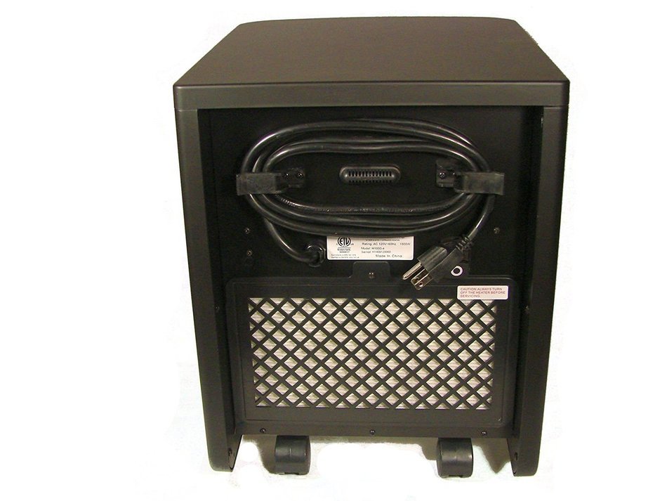 New Age Living H1000-4 High Efficiency Quartz Infrared Heater with Humidifier & Built-In HEPA Air Purifier + UV... N3