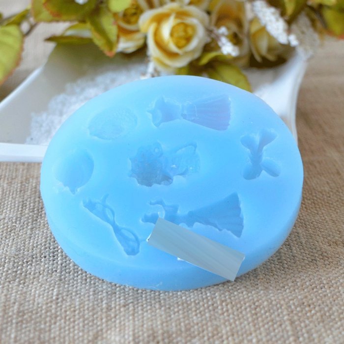 Anyana Bride & Flower & Bowknot & Dress & Hat Silicone Fondant Mold Cake Decorating Pastry Gum Pastry Tool Kitchen... N2