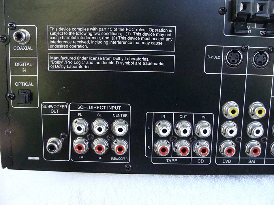 KLH R5100 Surround Sound Receiver w/ Manual, Remote & Cable N4
