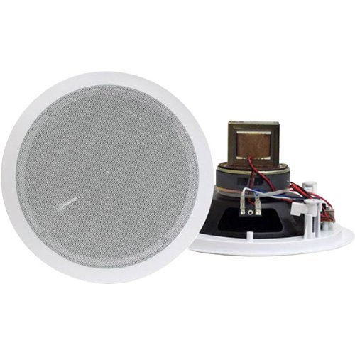 6.5" 250-Watt 2-Way In-Ceiling Speaker - With 70V Transformer