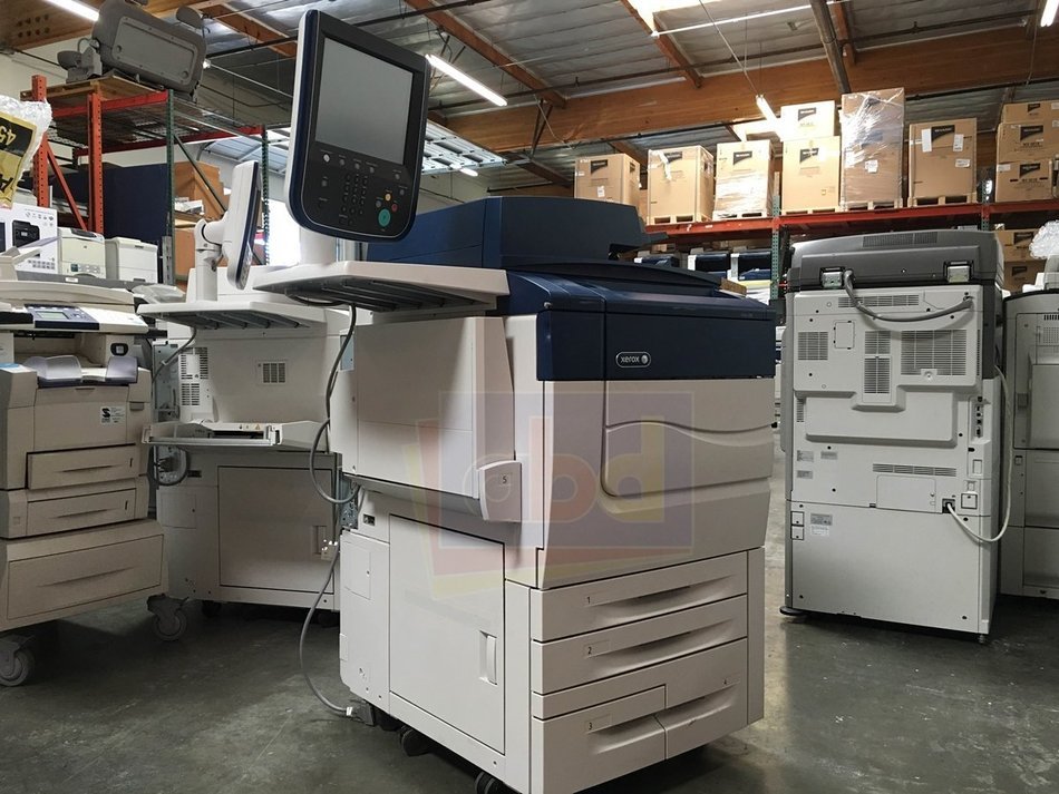 Refurbished Xerox Color C60 Tabloid-size Color Production Printer - 60 PPM, Copy, Print, Scan, Integrated Fiery...