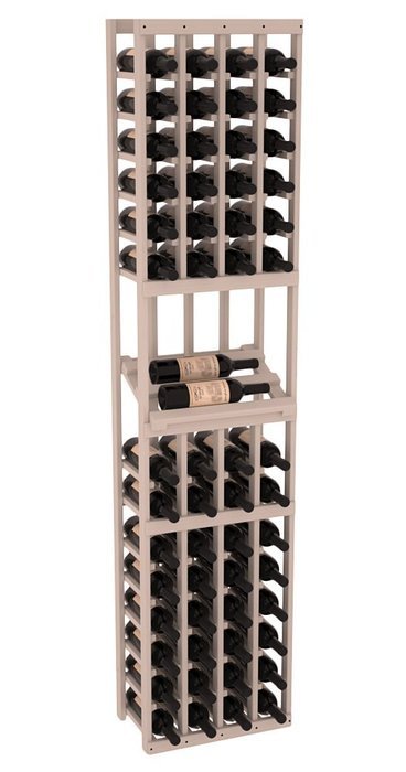 Wine Racks America Ponderosa Pine 4 Column Side Display Kit. 13 Stains to Choose From! N2