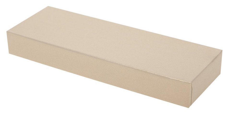 Artisan 9.375 x 3.3125 x 2.375 Set-Up Gift Box for Jewelry or Truffles, Textured Black - Case of 30 N13