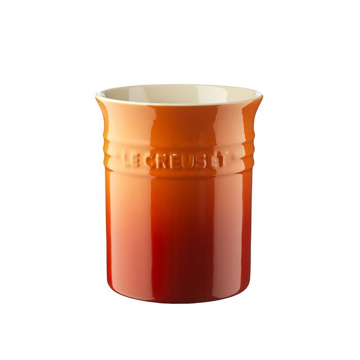 Le Creuset Stoneware 1-Quart Crock, Flame