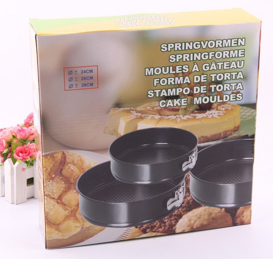 9"/10"/11" Nonstick Springform Set Of Three