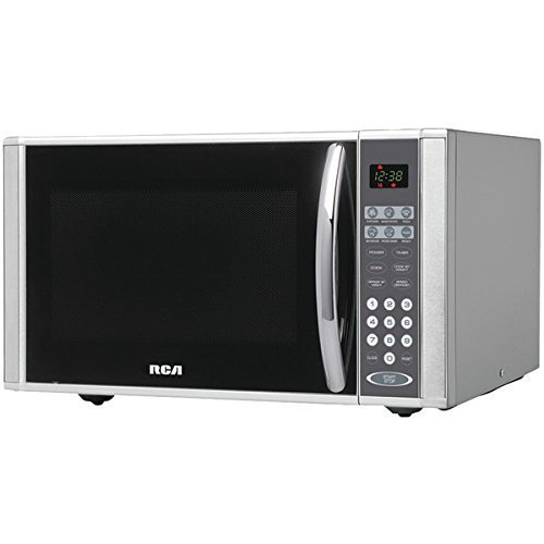 Microwave Stainless Steel 10 Power Levels with Speed and Weight Defrost 1.1-cu Ft