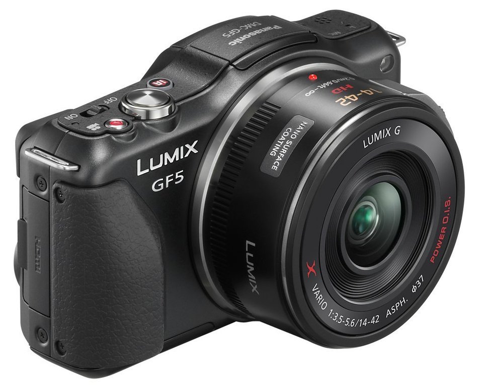Panasonic DMC-GF5KK 12 MP Mirrorless Digital Camera with 3-Inch Touch Screen and 14-42 Zoom Lens (Black) N10