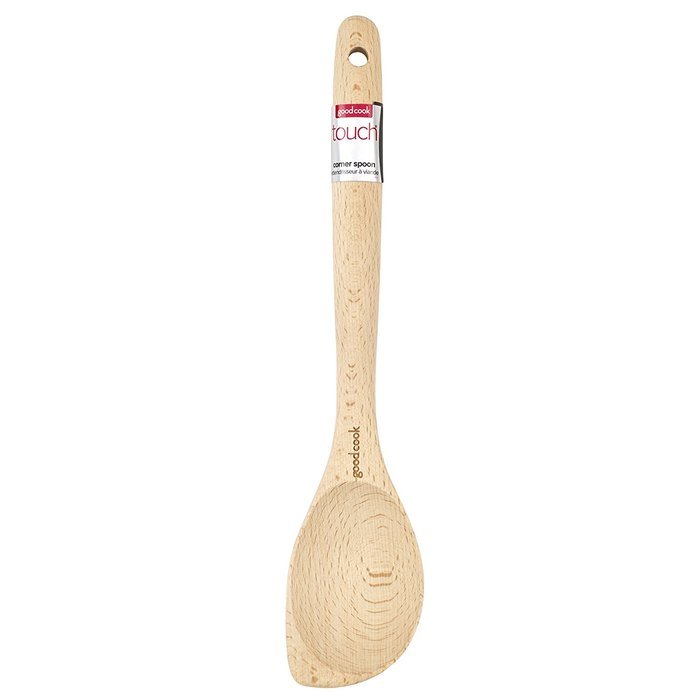 Good Cook Touch 13-inch Wooden Corner Spoon N4