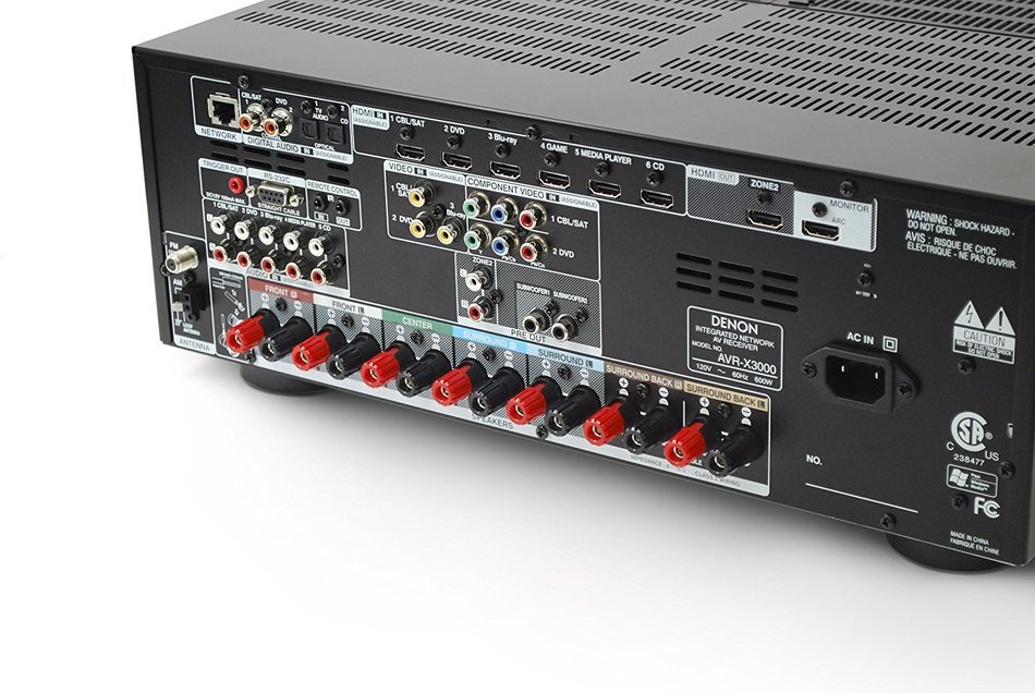 Denon AVR-X3000 IN-Command 7.2-Channel 4K Ultra HD Networking Home Theater Receiver with AirPlay and Streaming...