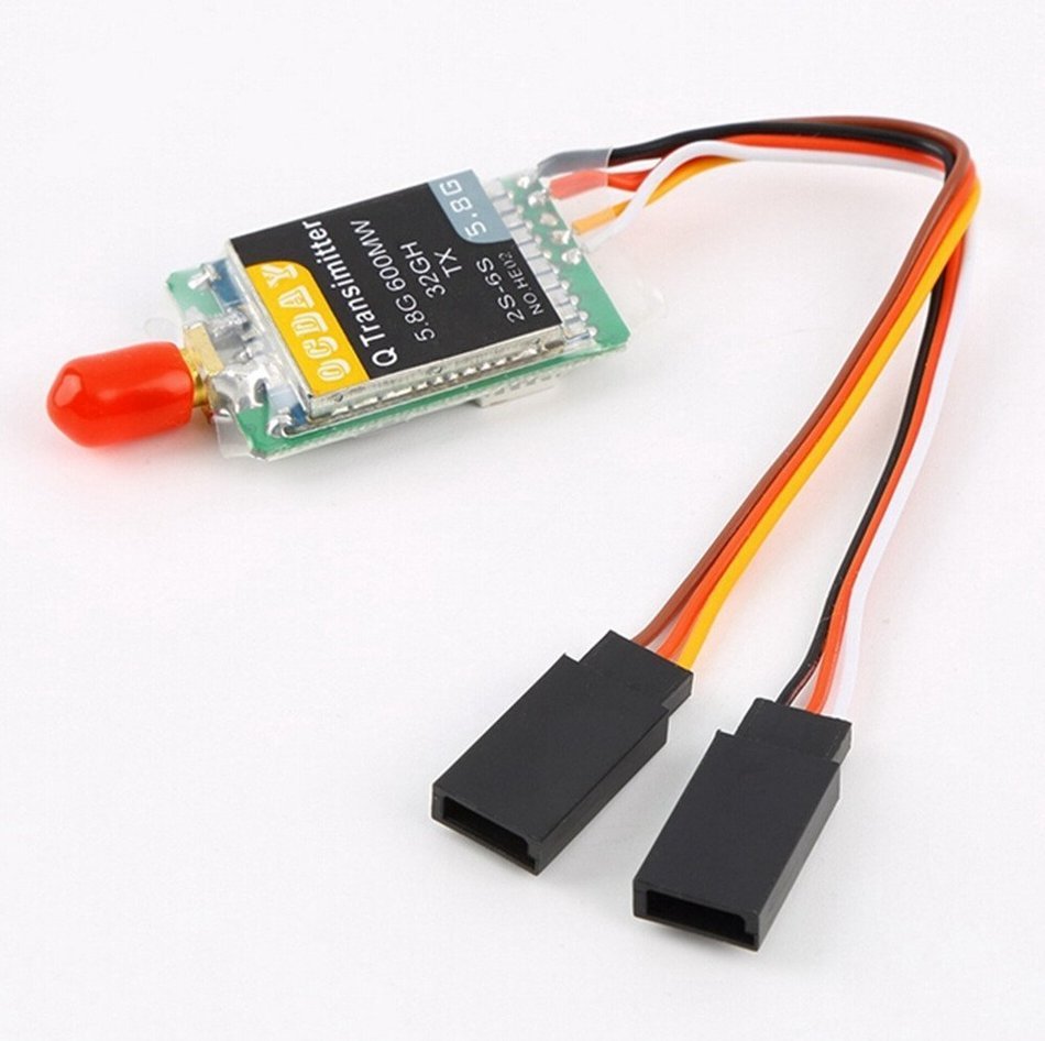 Padshow FPV 5.8GHz 32CH 600mW AV Wireless FPV Transmission Mini Transmitter TX