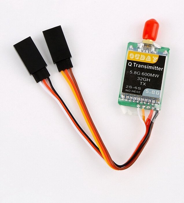 Padshow FPV 5.8GHz 32CH 600mW AV Wireless FPV Transmission Mini Transmitter TX N2