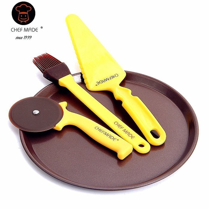 N J Z Y Pizza Making Kit 4-Piece Pizza Pro Set N7