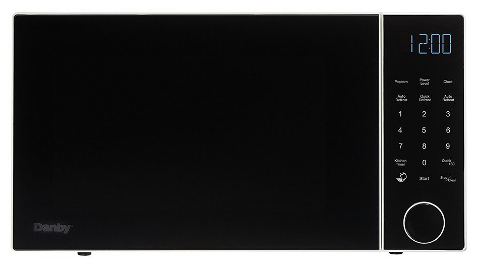 Danby DMW11A4SDB 1.1 Cubic Feet Nouveau Wave Microwave, Silver N2