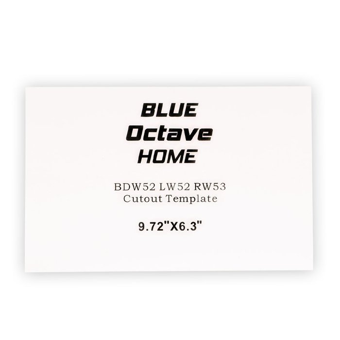Blue Octave BDW52 In Wall Speakers 2 Way Home Theater Surround Sound 3 Speaker Set N2