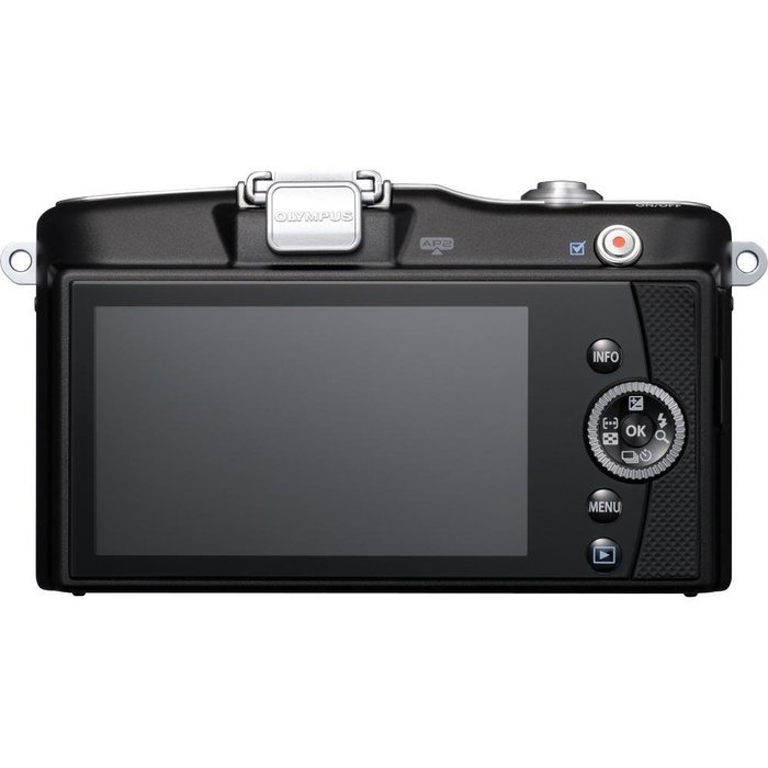 Olympus PEN E-PM1 12.3MP Interchangeable Camera with CMOS Sensor, 3-inch LCD and 14-42mm II Lens (Black) (Old... N8