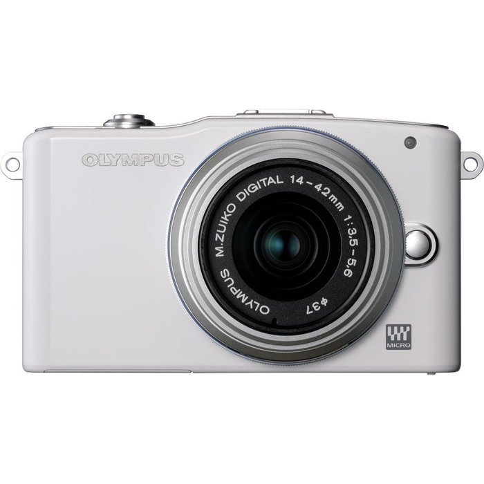 Olympus PEN E-PM1 12.3MP Interchangeable Camera with CMOS Sensor, 3-inch LCD and 14-42mm II Lens (Black) (Old... N10