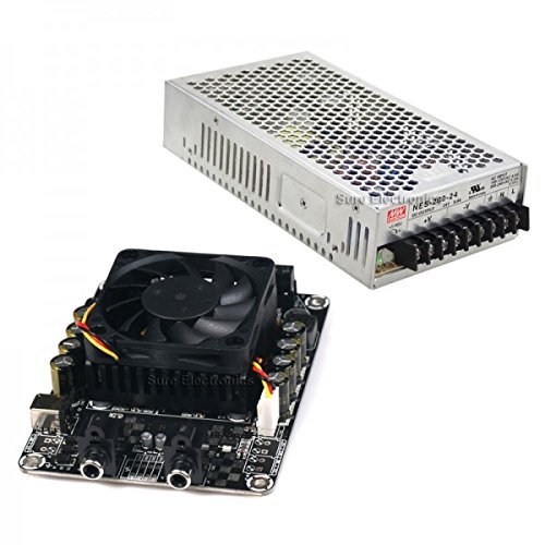 Sure Electronics Pack of 2 X 100W Class D Audio Amplifier W MW 200W Power Supply