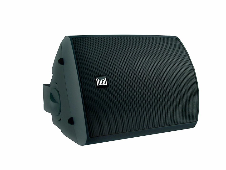 Dual LU53PB 125 Watt 3-way Indoor/Outdoor Speakers in Black (Pair) N14