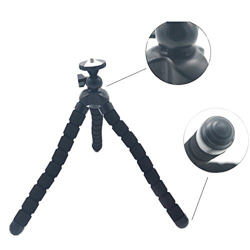 Kekexili Flexible Middle Sponge Tripod For Action Camera Accessories Gopro Hero 3/4/3+ Extreme Sport Cam For Xiaomi...