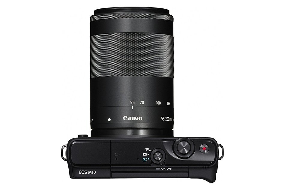 Canon EOS M10 with EF-M 15-45mm Image Stabilization STM Lens, 16GB Memory Card, Tripod and Bag N9
