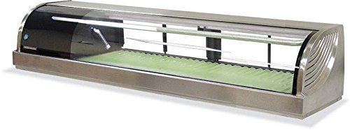 Hoshizaki HNC-150BA-L-S 60" Countertop Refrigerated Display Case with 2.01 cu. ft. Capacity NSF Approved Thermometer...