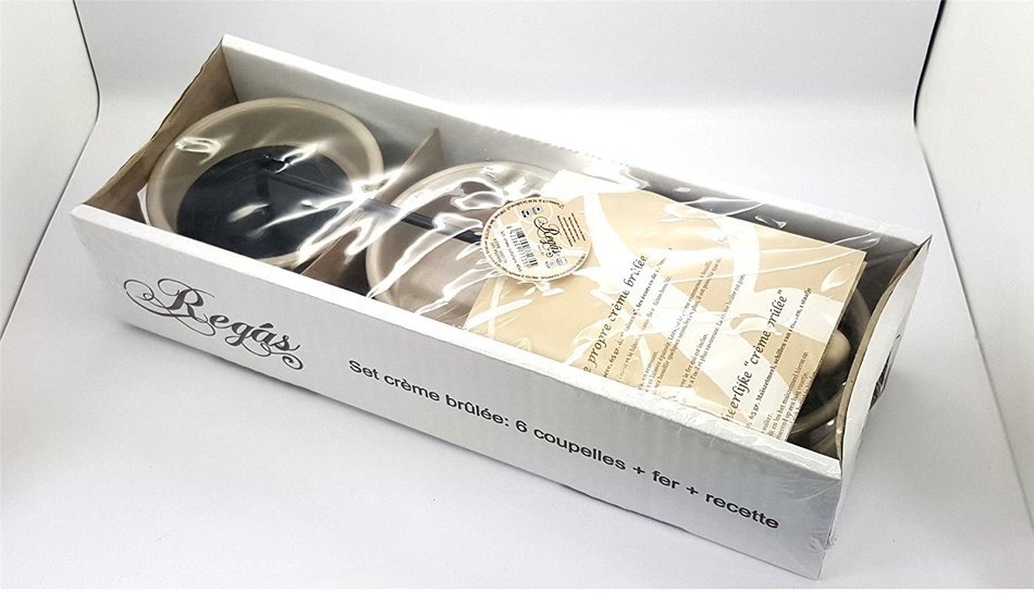 Regas Creme Brulee Ramekin Set of 6 in Black N2