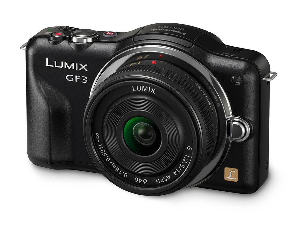 Panasonic Lumix DMC-GF3CK Kit 12.1 MP Digital Camera with 14mm Pancake Lens N7