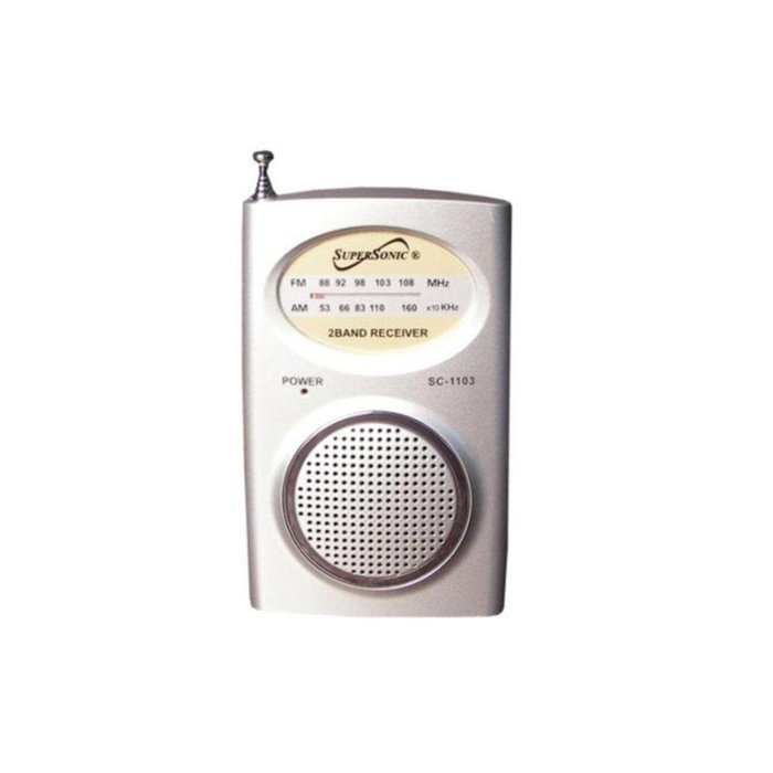 Supersonic Handled AM/ FM RADIO with Build in Speaker consumer electronics