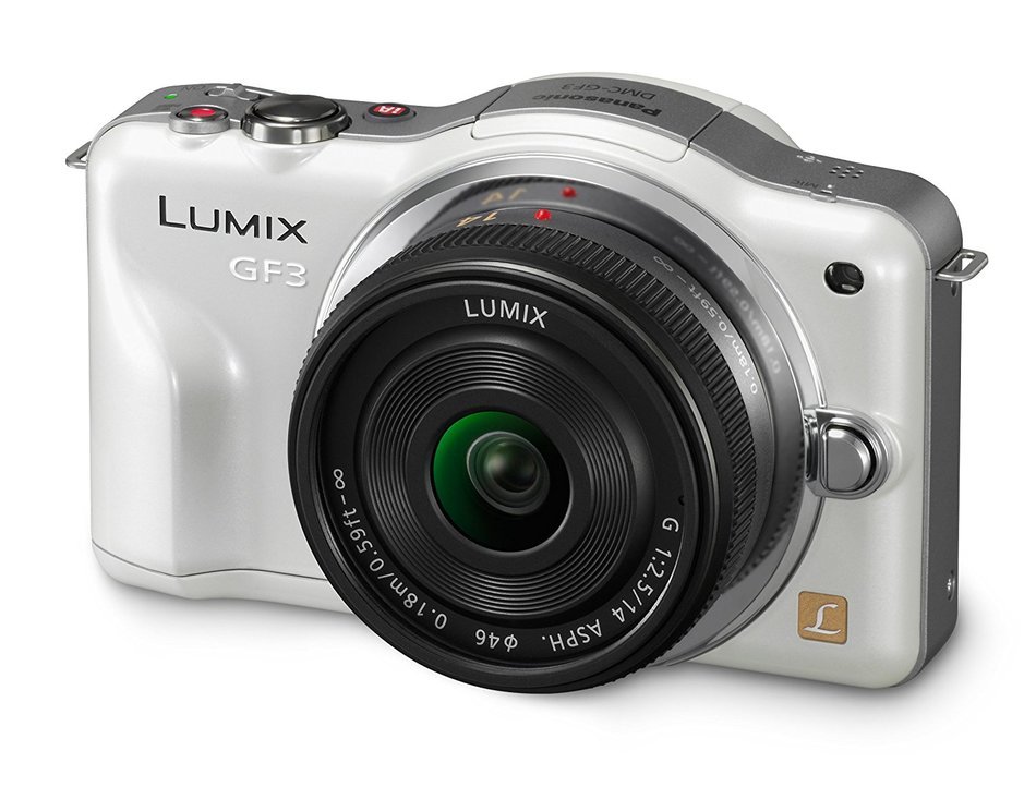 Panasonic Lumix DMC-GF3CK Kit 12.1 MP Digital Camera with 14mm Pancake Lens N10