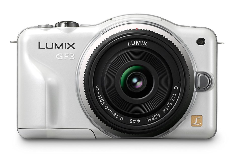 Panasonic Lumix DMC-GF3CK Kit 12.1 MP Digital Camera with 14mm Pancake Lens N11