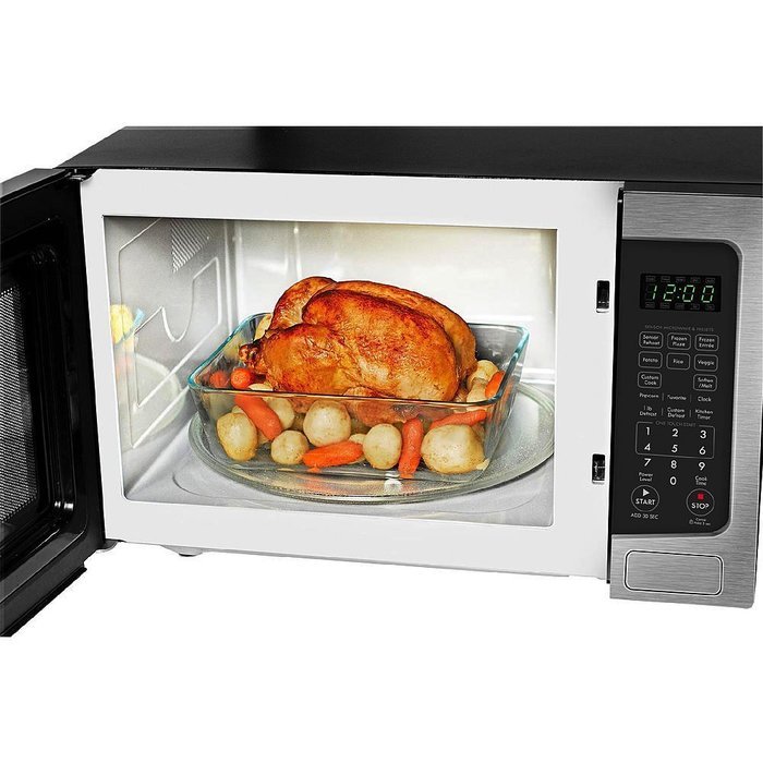 Kenmore 1.2 cu. ft. Countertop Microwave w/ EZ Clean Interior Stainless Steel 72123 N4