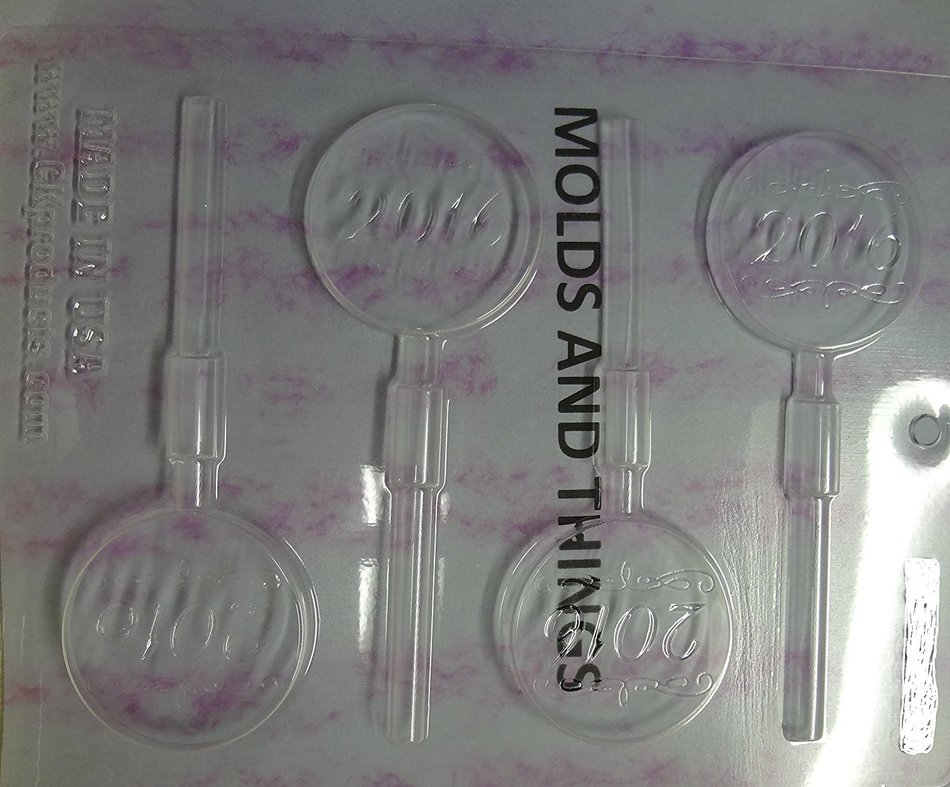 CK Products Diplomas and Graduation Caps Chocolate Mold and Class of 2016 Chocolate Candy Mold N3