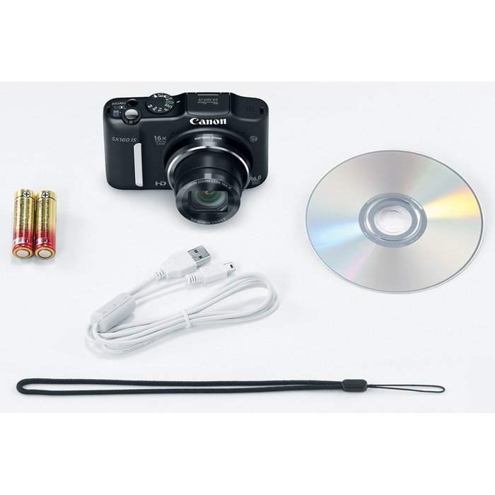 Canon PowerShot SX160 IS 16.0 MP Digital Camera (Old Model) with 16x Wide-Angle Optical Image Stabilized Zoom... N7