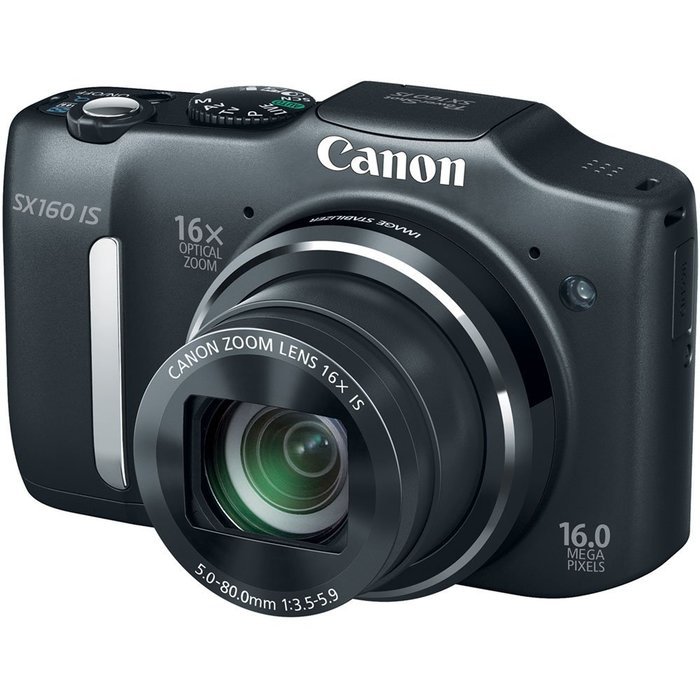 Canon PowerShot SX160 IS 16.0 MP Digital Camera (Old Model) with 16x Wide-Angle Optical Image Stabilized Zoom... N9
