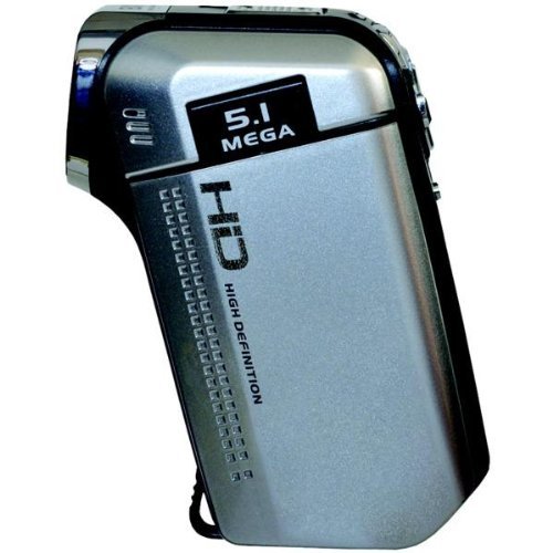 DXG USA DXG-5B6VS HD 16.0 MEGAPIXEL 720P HIGH-DEFINITION QUICKSHOTS MINI DIGITAL VIDEO CAMERA (SILVER)