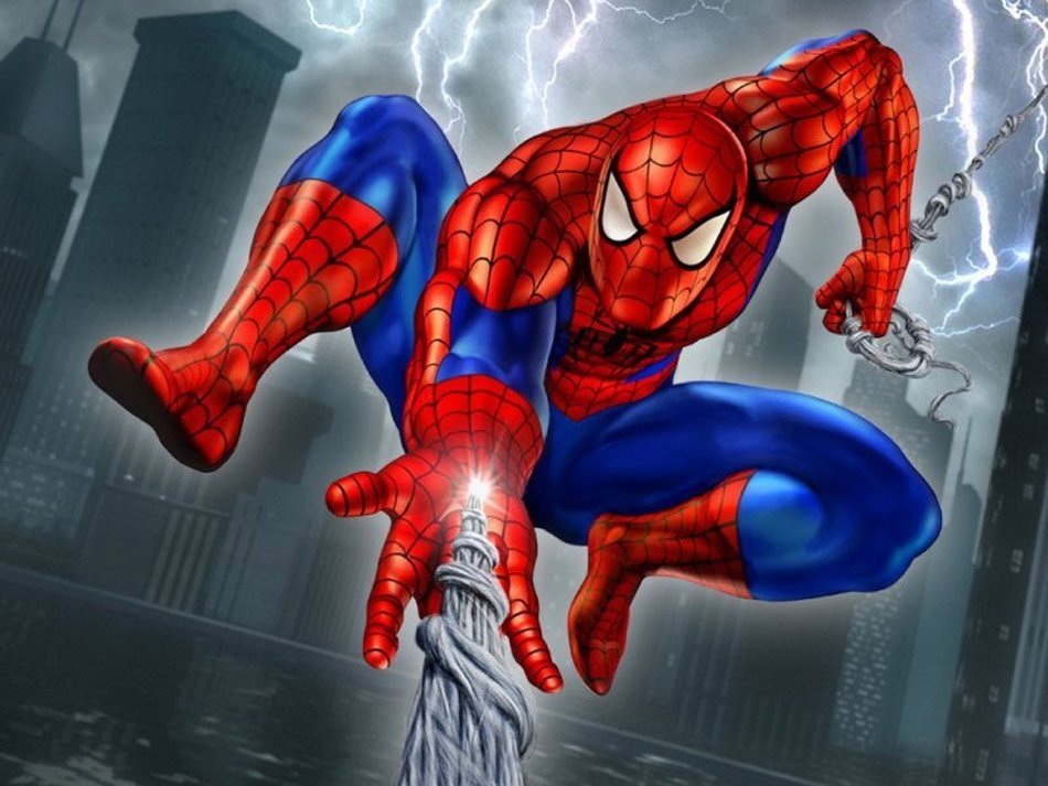 1/4 Sheet Spiderman Edible image Cake topper decoration personalized -75"x10"