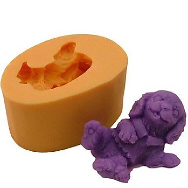 Y&XL&H Dog Animal Baking Fondant Cake Chocolate Candy Mold,L6.5cmW4.5cmH3cm