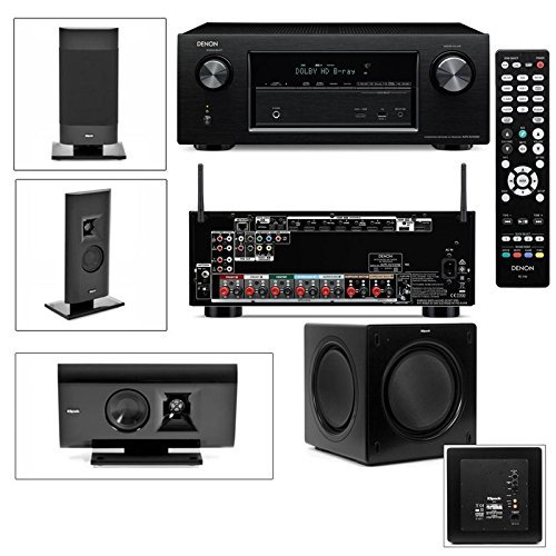 Klipsch Gallery G-12 Flat Panel (3 Each)SW-112-Denon AVR-X2100W 7.2