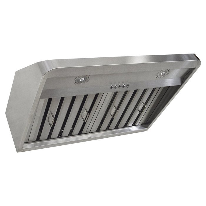 KOBE Range Hoods CHX9130SQB-1 Brillia Under Cabinet Range Hood 680 CFM Stainless Steel with LED Lights, 30-Inch