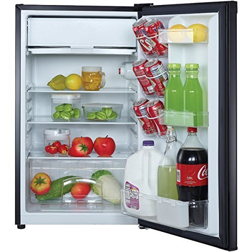New MAGIC CHEF MCBR440B2 4.4 Cubic-ft Refrigerator (Black)